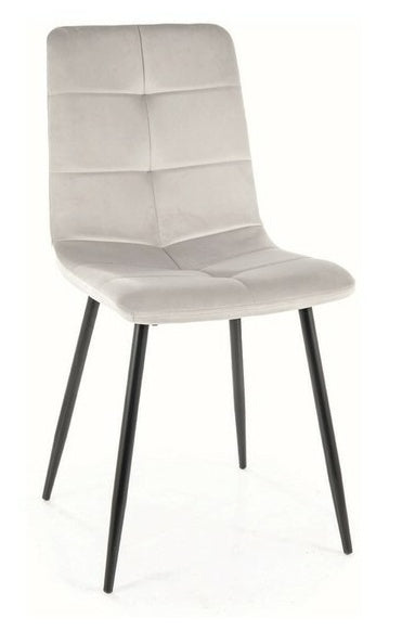 Kitchen Chair Fukuoka | size: Width: 45cm, Height: 91cm, Depth: 39cm | color: Gray | image: 0 | variant: 1003862