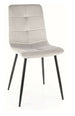 Kitchen Chair Fukuoka | size: Width: 45cm, Height: 91cm, Depth: 39cm | color: Gray | image: 0 | variant: 1003862