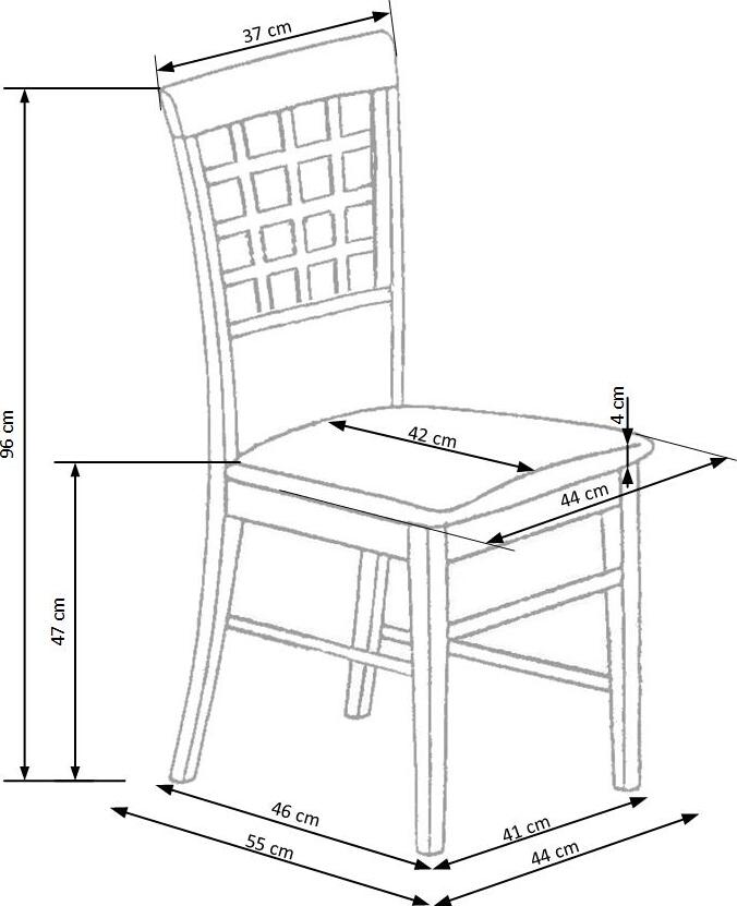 Kitchen Chair Gerard 3 | size: Width: 44cm, Height: 96cm, Depth: 55cm | color: Beige | image: 3 | variant: 1003042
