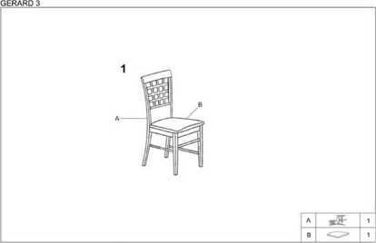Kitchen Chair Gerard 3 | size: Width: 44cm, Height: 96cm, Depth: 55cm | color: Gray | image: 3 | variant: 1003041