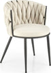 Kitchen Chair Gijon | size: Width: 57cm, Height: 79cm, Depth: 60cm | color: Beige | image: 0 | variant: 1002509