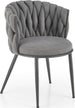 Kitchen Chair Gijon | size: Width: 57cm, Height: 79cm, Depth: 60cm | color: Gray | image: 0 | variant: 1002510