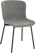Kitchen Chair Gillingham | size: Width: 48cm, Height: 83cm, Depth: 59cm | color: Gray | image: 1 | variant: 1000870