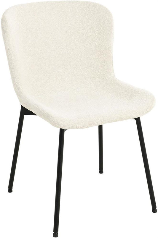 Kitchen Chair Gillingham | size: Width: 48cm, Height: 83cm, Depth: 59cm | color: White | image: 1 | variant: 1000868