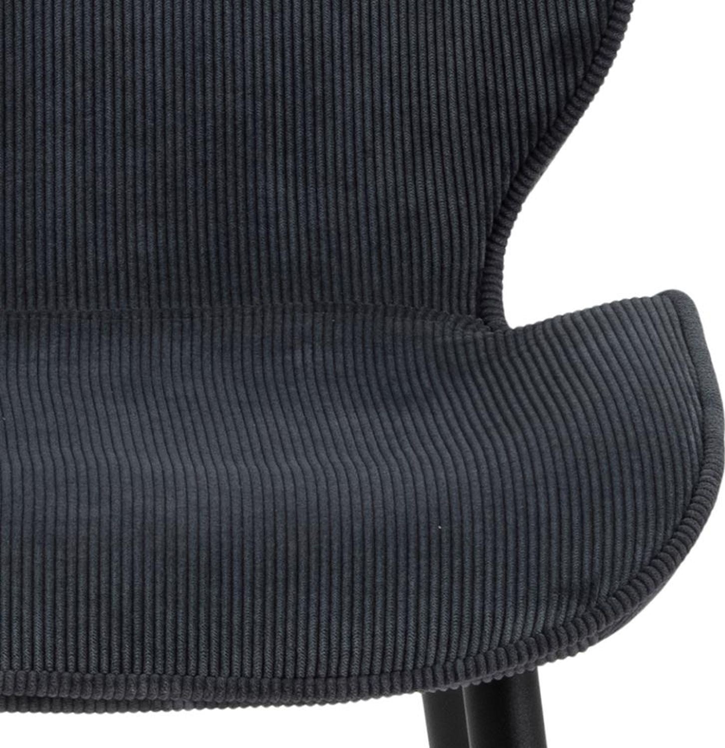 Kitchen Chair Gravesend | size: Width: 48cm, Height: 85cm, Depth: 58cm | color: Black | image: 2 | variant: 1000855