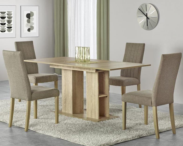 Kitchen Chair Grindavik | size: Width: 47cm, Height: 99cm, Depth: 59cm | color: Brown | image: 3 | variant: 1002128
