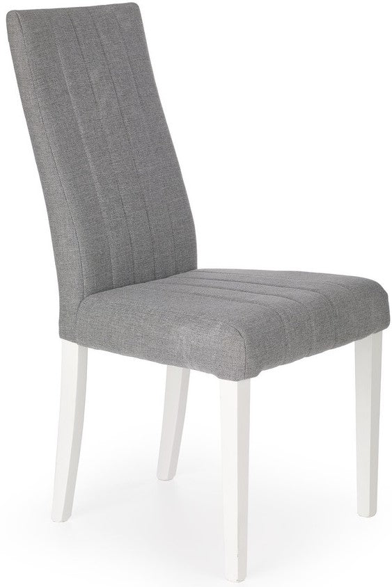 Kitchen Chair Grindavik | size: Width: 47cm, Height: 99cm, Depth: 59cm | color: White/Grey | image: 1 | variant: 1002126