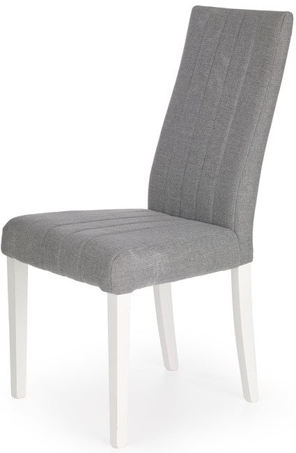 Kitchen Chair Grindavik | size: Width: 47cm, Height: 99cm, Depth: 59cm | color: White/Grey | image: 2 | variant: 1002126