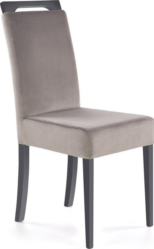 Kitchen Chair Hafnarfjorur | size: Width: 42cm, Height: 97cm, Depth: 58cm | color: Black/Grey | image: 1 | variant: 1002098