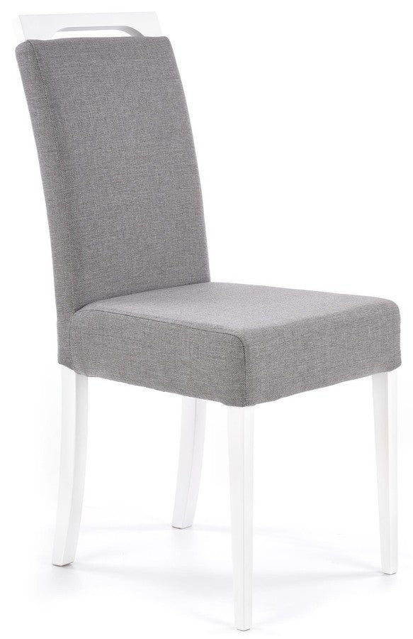 Kitchen Chair Hafnarfjorur | size: Width: 42cm, Height: 97cm, Depth: 58cm | color: White/Grey | image: 1 | variant: 1002099