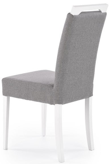 Kitchen Chair Hafnarfjorur | size: Width: 42cm, Height: 97cm, Depth: 58cm | color: White/Grey | image: 2 | variant: 1002099