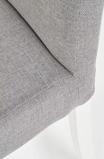 Kitchen Chair Hafnarfjorur | size: Width: 42cm, Height: 97cm, Depth: 58cm | color: White/Grey | image: 5 | variant: 1002099