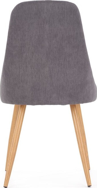 Kitchen Chair Jekabpils | size: Width: 56cm, Height: 85cm, Depth: 49cm | color: Gray | image: 2 | variant: 1002207