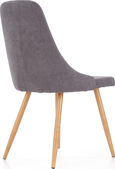 Kitchen Chair Jekabpils | size: Width: 56cm, Height: 85cm, Depth: 49cm | color: Gray | image: 3 | variant: 1002207