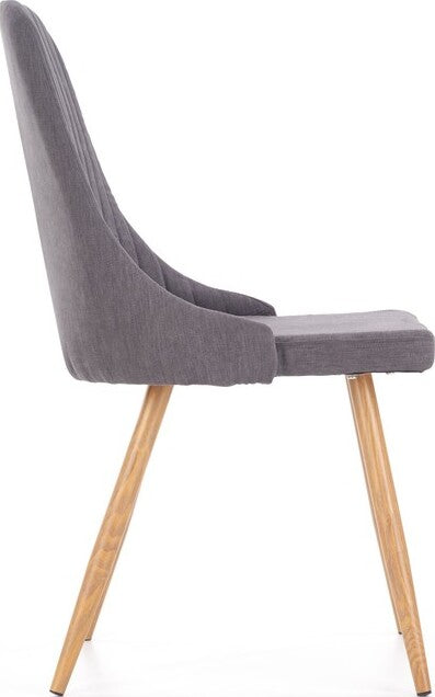 Kitchen Chair Jekabpils | size: Width: 56cm, Height: 85cm, Depth: 49cm | color: Gray | image: 4 | variant: 1002207