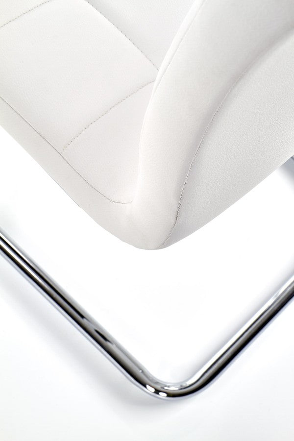 Kitchen Chair K147 | size: Width: 42cm, Height: 101cm, Depth: 55cm | color: White | image: 6 | variant: 1003051
