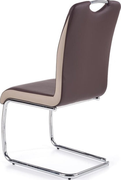 Kitchen Chair K184 | size: Width: 43cm, Height: 94cm, Depth: 55cm | color: Brown | image: 3 | variant: 1011471