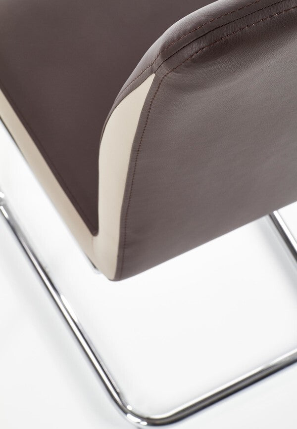 Kitchen Chair K184 | size: Width: 43cm, Height: 94cm, Depth: 55cm | color: Brown | image: 6 | variant: 1011471