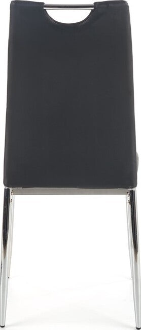 Kitchen Chair K187 | size: Width: 44cm, Height: 97cm, Depth: 41cm | color: Black | image: 2 | variant: 1003059