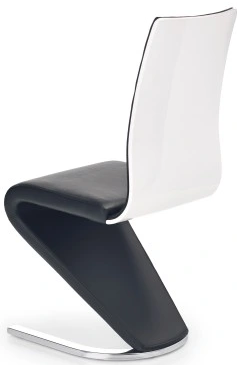 Kitchen Chair K188 | size: Width: 45cm, Height: 101cm, Depth: 63cm | color: Black | image: 2 | variant: 1003061