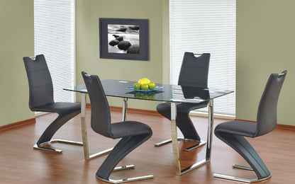 Kitchen Chair K188 | size: Width: 45cm, Height: 101cm, Depth: 63cm | color: Black | image: 3 | variant: 1003061