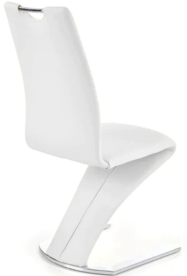 Kitchen Chair K188 | size: Width: 45cm, Height: 101cm, Depth: 63cm | color: White | image: 4 | variant: 1003062