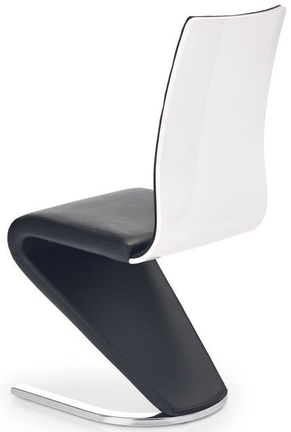 Kitchen Chair K194 | size: Width: 49cm, Height: 99cm, Depth: 58cm | color: Black | image: 2 | variant: 1011498