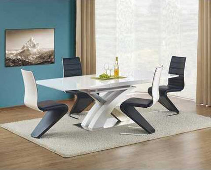 Kitchen Chair K194 | size: Width: 49cm, Height: 99cm, Depth: 58cm | color: Black | image: 4 | variant: 1011498