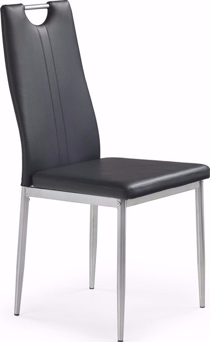 Kitchen Chair K202 | size: Width: 44cm, Height: 97cm, Depth: 59cm | color: Black | image: 1 | variant: 1003070
