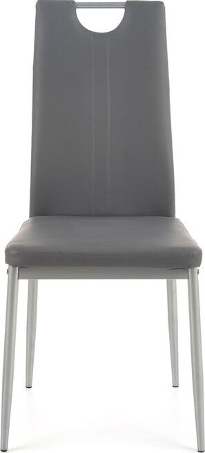 Kitchen Chair K202 | size: Width: 44cm, Height: 97cm, Depth: 59cm | color: Gray | image: 3 | variant: 1003069