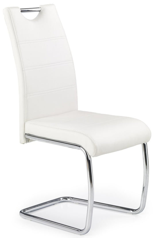 Kitchen Chair K211 | size: Width: 42cm, Height: 97cm, Depth: 60cm | color: White | image: 1 | variant: 1003078