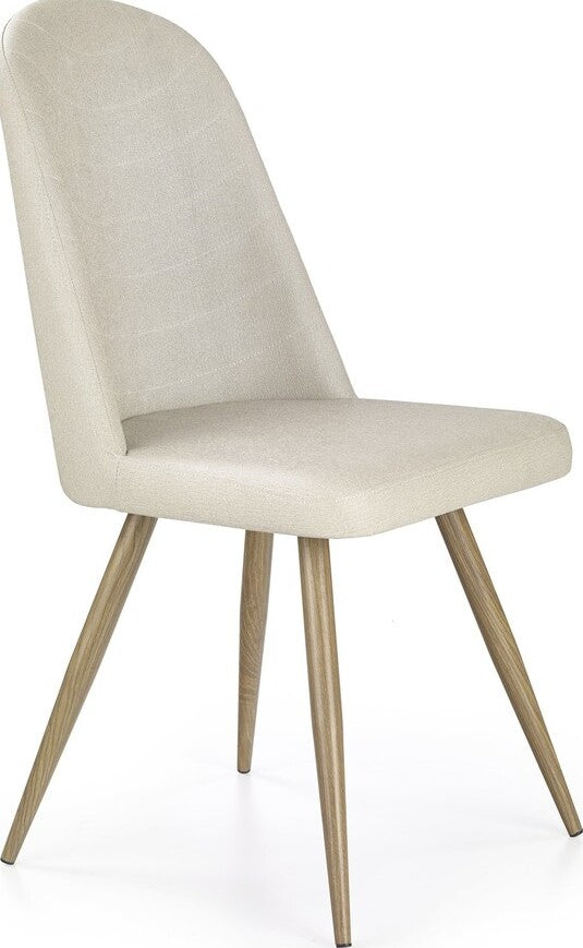 Kitchen Chair K214 | size: Width: 45cm, Height: 90cm, Depth: 53cm | color: Beige | image: 1 | variant: 1003083