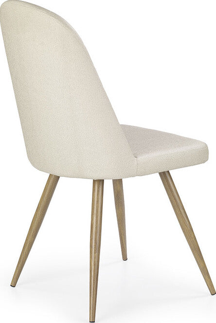 Kitchen Chair K214 | size: Width: 45cm, Height: 90cm, Depth: 53cm | color: Beige | image: 2 | variant: 1003083