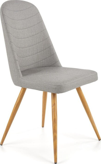 Kitchen Chair K214 | size: Width: 45cm, Height: 90cm, Depth: 53cm | color: Gray | image: 1 | variant: 1003084