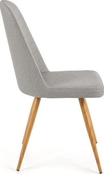 Kitchen Chair K214 | size: Width: 45cm, Height: 90cm, Depth: 53cm | color: Gray | image: 4 | variant: 1003084