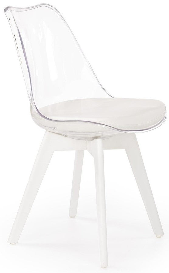 Kitchen Chair K245 | size: Width: 48cm, Height: 83cm, Depth: 44cm | color: White | image: 1 | variant: 1011467