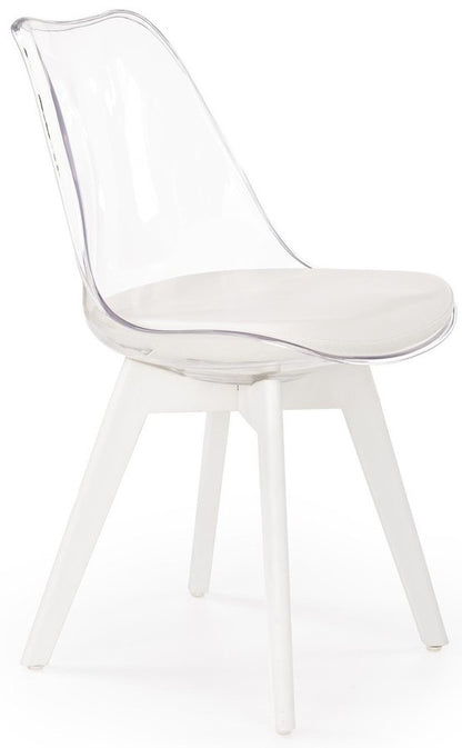 Kitchen Chair K245 | size: Width: 48cm, Height: 83cm, Depth: 44cm | color: White | image: 1 | variant: 1011467