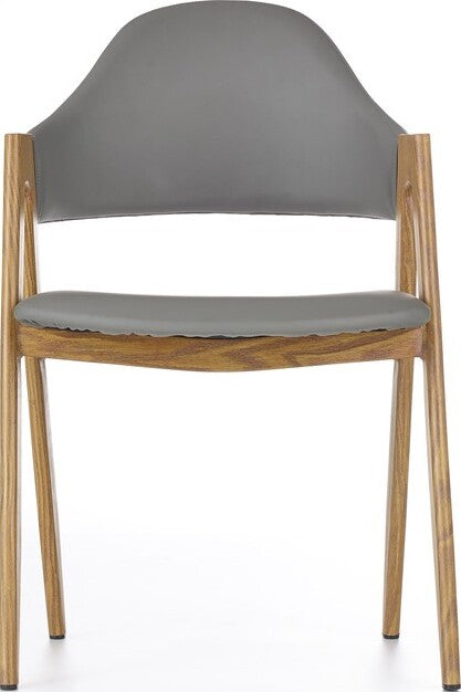 Kitchen Chair K247 | size: Width: 51cm, Height: 80cm, Depth: 57cm | color: Gray | image: 3 | variant: 1003099