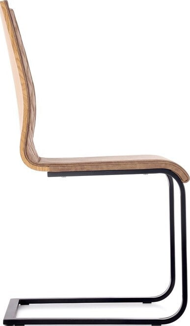 Kitchen Chair K265 | size: Width: 43cm, Height: 94cm, Depth: 58cm | color: Brown | image: 4 | variant: 1011489