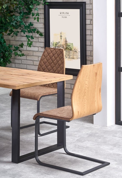 Kitchen Chair K265 | size: Width: 43cm, Height: 94cm, Depth: 58cm | color: Brown | image: 6 | variant: 1011489