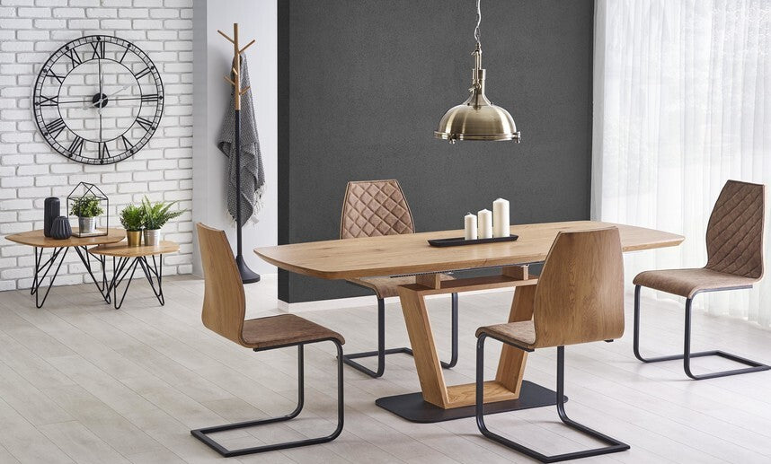 Kitchen Chair K265 | size: Width: 43cm, Height: 94cm, Depth: 58cm | color: Brown | image: 7 | variant: 1011489