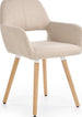 Kitchen Chair K283 | size: Width: 56cm, Height: 80cm, Depth: 56cm | color: Beige | image: 1 | variant: 1003102