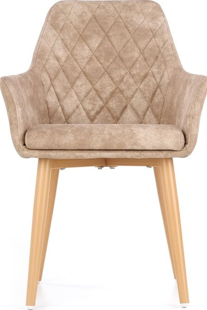 Kitchen Chair K287 | size: Width: 58cm, Height: 85cm, Depth: 61cm | color: Beige | image: 5 | variant: 1003112