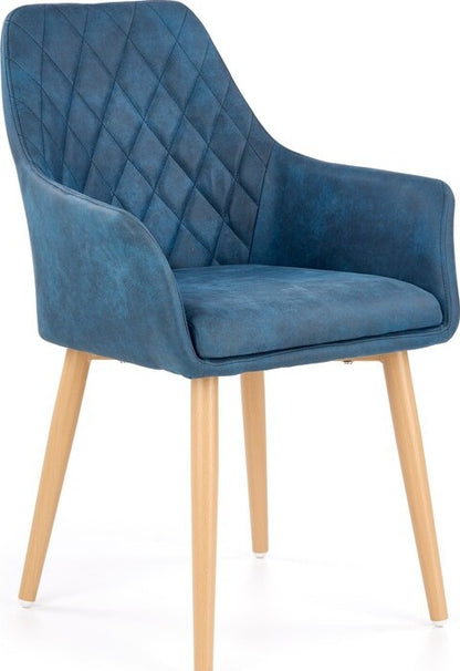Kitchen Chair K287 | size: Width: 58cm, Height: 85cm, Depth: 61cm | color: Blue | image: 1 | variant: 1003113