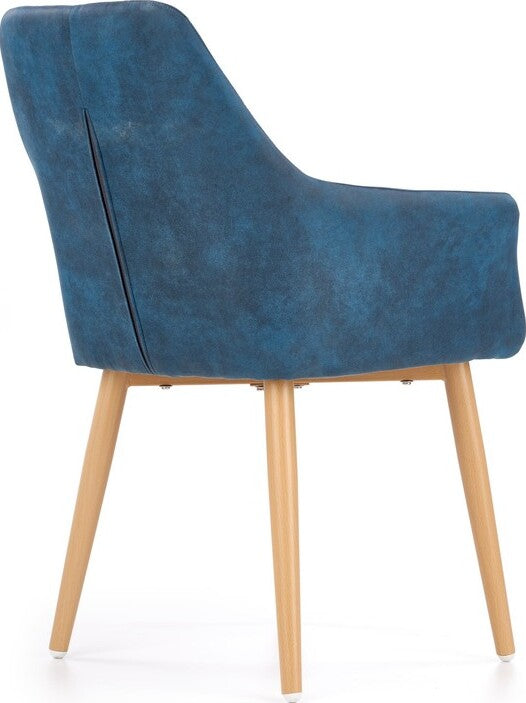 Kitchen Chair K287 | size: Width: 58cm, Height: 85cm, Depth: 61cm | color: Blue | image: 4 | variant: 1003113