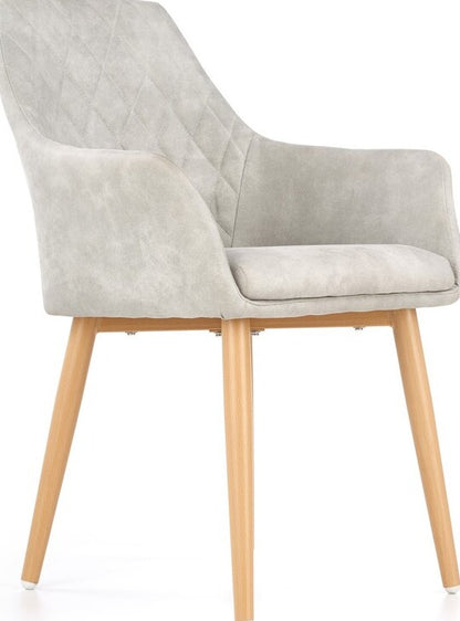 Kitchen Chair K287 | size: Width: 58cm, Height: 85cm, Depth: 61cm | color: Gray | image: 2 | variant: 1003111