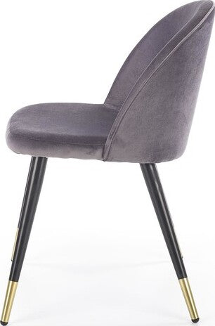 Kitchen Chair K315 | size: Width: 50cm, Height: 76cm, Depth: 55cm | color: Gray | image: 2 | variant: 1003140