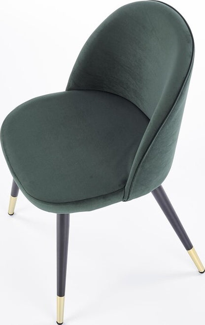 Kitchen Chair K315 | size: Width: 50cm, Height: 76cm, Depth: 55cm | color: Green | image: 2 | variant: 1003139