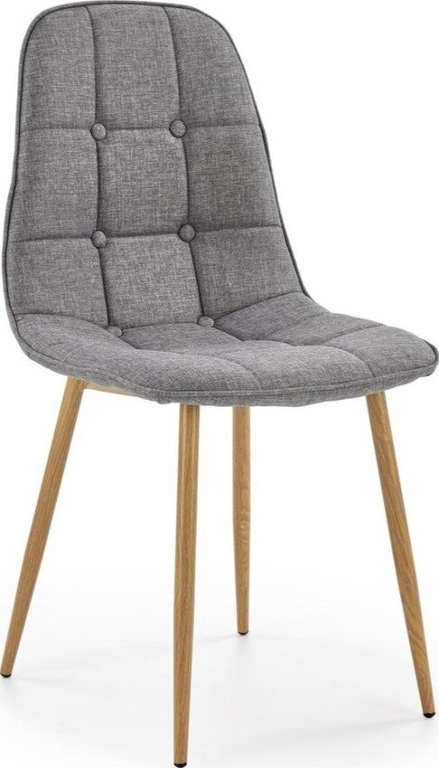 Kitchen Chair K316 | size: Width: 44cm, Height: 87cm, Depth: 56cm | color: Gray | image: 1 | variant: 1011433