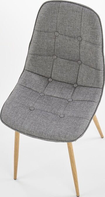 Kitchen Chair K316 | size: Width: 44cm, Height: 87cm, Depth: 56cm | color: Gray | image: 2 | variant: 1011433
